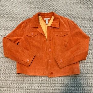 Orange Suede Jacket